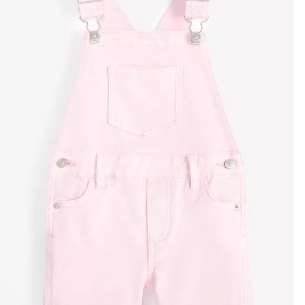 Pink Kids Shortalls